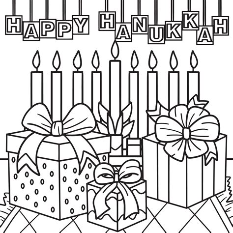 Hanukkah Coloring Pages