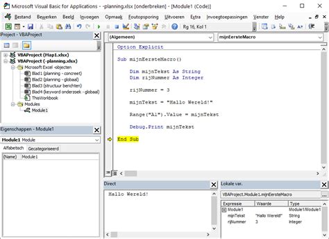 VBA Editor in Excel 的图像结果