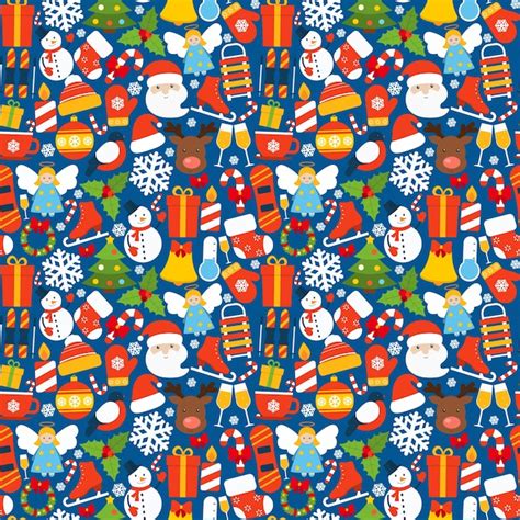 Winter seamless pattern | Free Vector