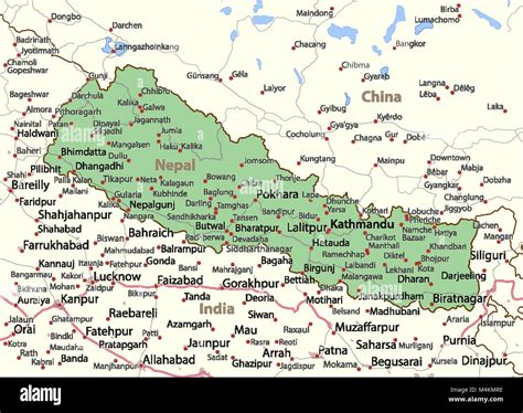 Map Of Nepal Where Is Nepal Nepal Map English Nepal