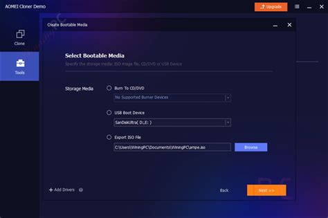 Image result for Create Bootable AOMEI USB
