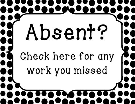 Absent and Present Antonyms Word Card Vector Template. Stock Vector ...