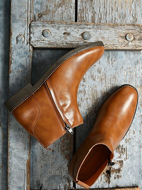 Fentacia Men Side Chain Premium Chelsea Boots – Fentacia Footwear