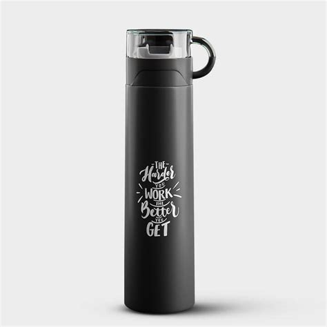 Order Stainless Steel Water Bottle With Cup Lid | ARC Print