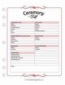 Wedding Ceremony Checklist by Make Sure You All The Chairs And Flowers You Need Wedding Ceremony Checklist