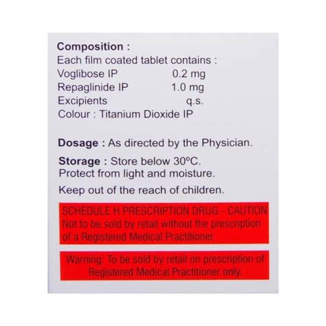 Volibo R 0.2/1mg Strip Of 10 Tablets: Uses, Side Effects, Price ...
