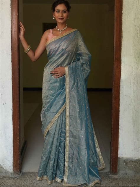 Buy Tissue Sarees Online at Best Price | Banarasee