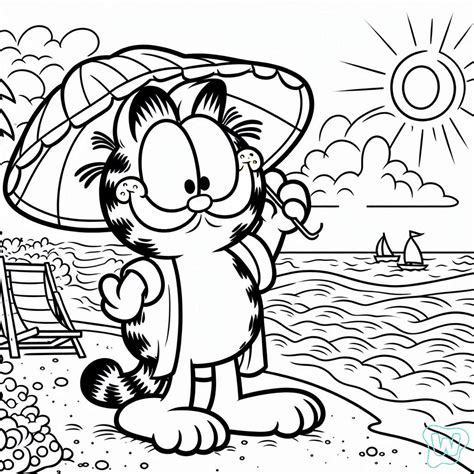 51 Garfield Coloring Pages - Free Printable PDF Coloring Pages