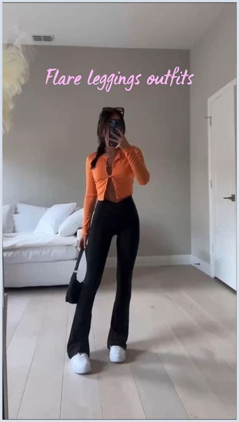 Flare leggings outfits yoga pants outfit aesthetic – Artofit