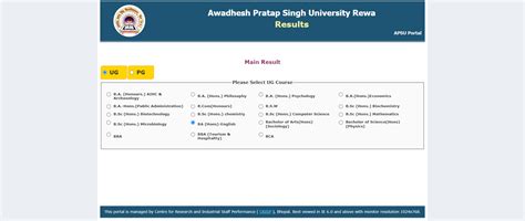 APSU Result 2024 Out, Check Rewa University Bsc, BA, Bcom 3rd Year Link