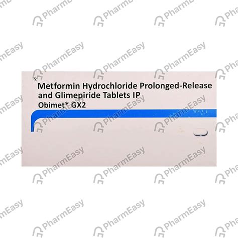 Obimet Strip Of 10 Tablets: Uses, Side Effects, Price & Dosage | PharmEasy