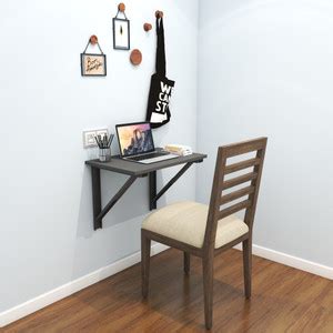 Furnifry Wall Mounted Folding Laptop/Study/Breakfast/Kitchen Table/Drop ...