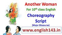 Another Woman Choreography script for Class 10 English (TS) ~ HARINATH ...