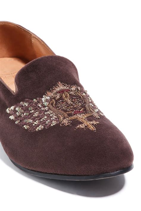 Luxe Crowned Elegance Velvet Slip-ons – Asuka Couture