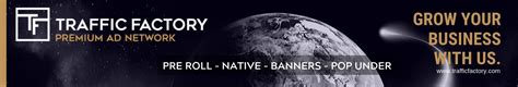 Traffic Factory - The Premium Advertising Network Background