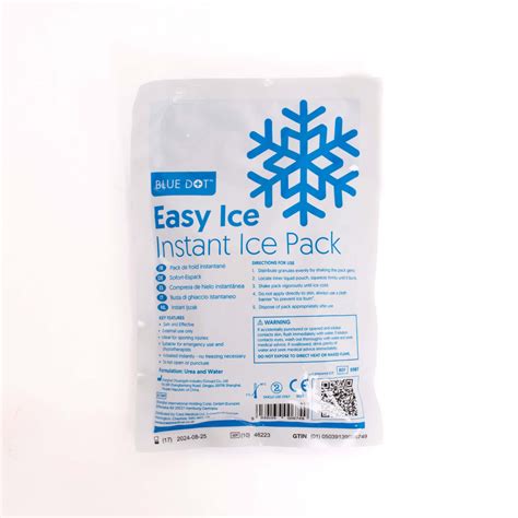 10 Blue Dot Easy Ice Instant Ice Pack – SMALL – Newtons Medical Supplies