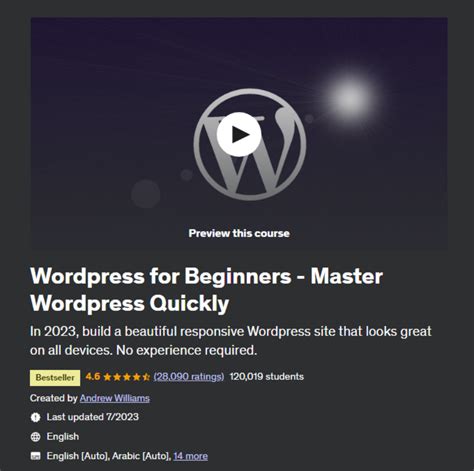 WordPress Complete Course 的图像结果