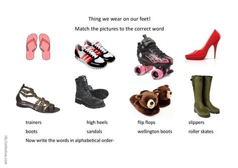 Shoes Flashcard 的图像结果