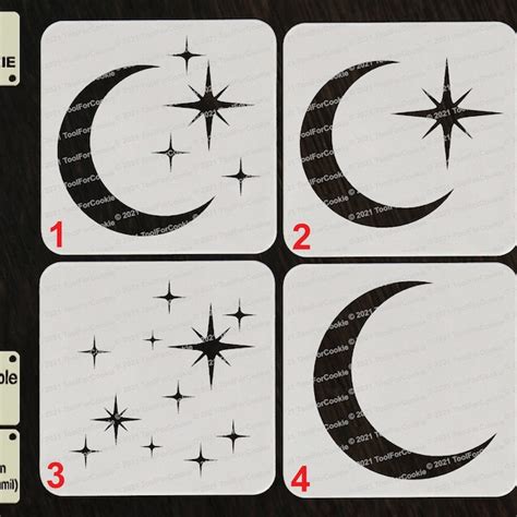 Image result for Exploding Moon Stencil