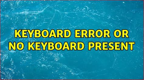 Keyboard Error Fix 的图像结果