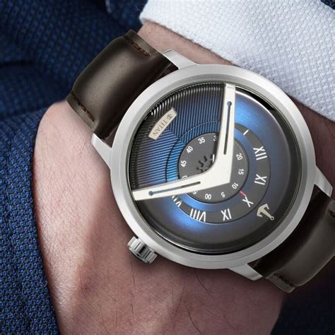 Buy Online Titan Maritime Blue Dial Analog Leather Strap Watch for Men ...