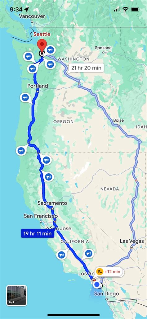 I’ll be taking my first trip up the west coast, from LA to Seattle. Any ...