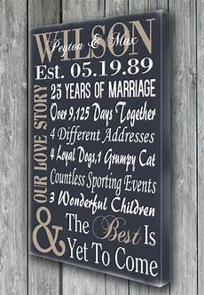25 Year Wedding Anniversary Gift Ideas For Husband by Personalized 5th 15th 25th 50th Anniversary Gift Wedding 25 Year Wedding Anniversary Gift Ideas For Husband