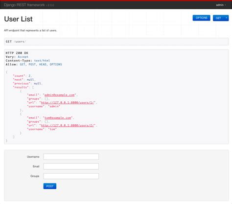 Django REST Framework Render HTML 的图像结果