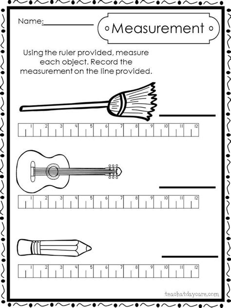 Measuring Length Worksheets for Kindergarten - Worksheets Library