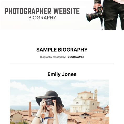 Biography Sample 的图像结果