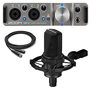 Audio-Technica AT4050 Condenser Microphone with Zoom UAC-2 Audio ...