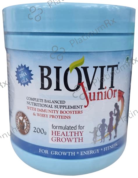 Buy Biovit Junior Powder Chocolate Online: Uses, Side Effects and Price ...