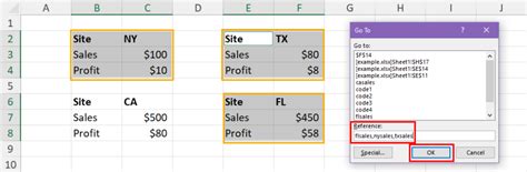 Excel How to Select Multiple Different Cells 的图像结果