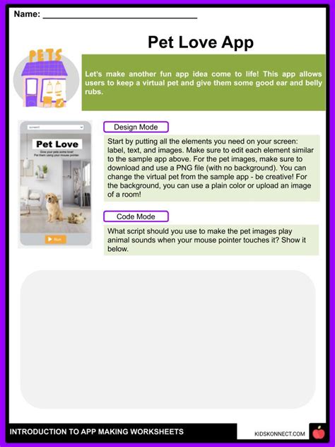 Image result for App Introduction Worksheet