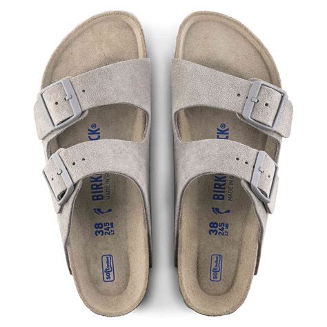 Buy Gray Arizona Soft Footbed Suede Leather Online in India - BIRKENSTOCK