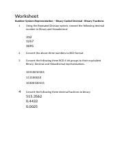 Computer Number System Worksheet 的图像结果