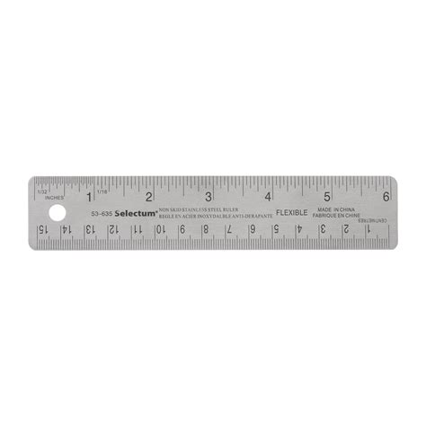 Uxcell Stainless Steel Rulers with Non-Skid Backing 15cm/6" Inch and ...