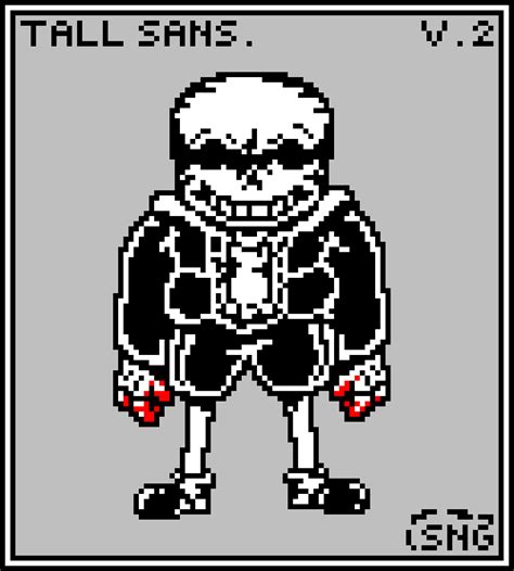 Pixilart - {Tall Sans. V.2} by S-N-G