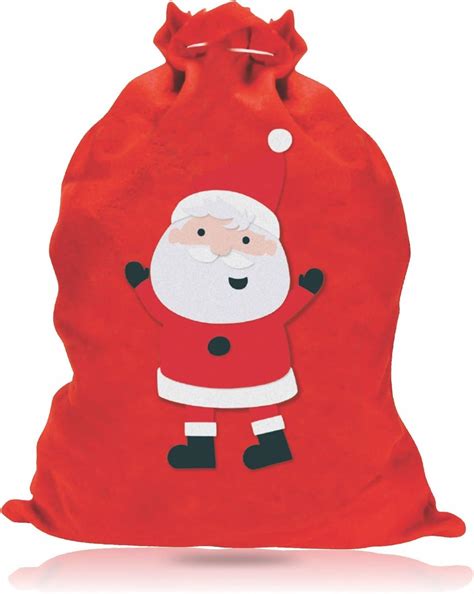 LAPIN Christmas Sack Red Traditional Santa Sack Stockings Gift Bag ...