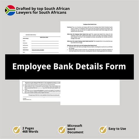 Employee Bank Details Form Pdf at Jennifer Buffum blog - employees of bank