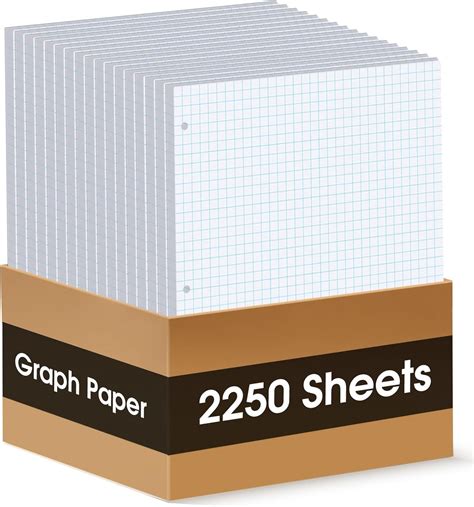 Noveread 15 Pack Graph Paper, 8 x 10.5 Loose Leaf Graph India | Ubuy