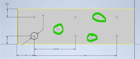 Image result for Inventor Pattern Hole Over Chain
