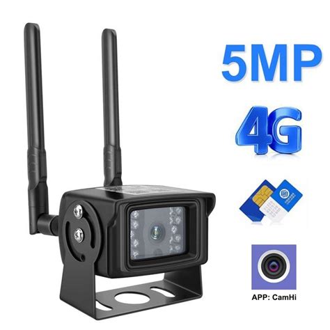 4G камера видеонаблюдения уличная под SIM карту HJT6005HX-C5MP, 5 ...