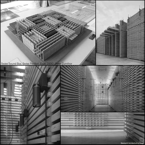 Swiss Sound Box, Swiss Pavilion, Expo 2000 - Peter Zumthor.— at Hanover ...