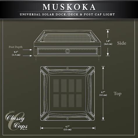 Classy Caps Solar 4-in x 4-in Black LED Outdoor Post cap light ...
