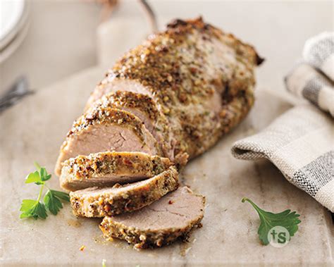 Italian Garlic Rubbed Pork Tenderloin