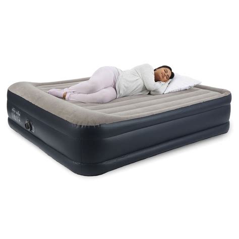 Buy Intex Dura Beam Deluxe Raised Blow up Air Mattress Bed with Built ...