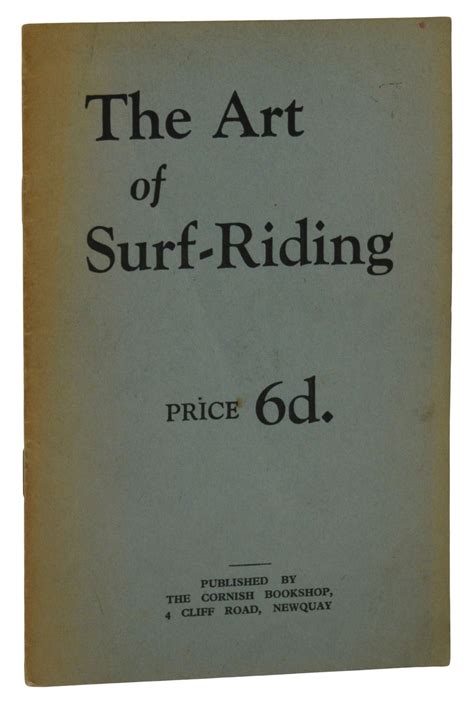 The Art of Surf-Riding von Funnell, Ronald S.: Very Good (1934) First ...