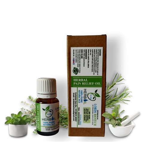 Herbal Pain Relief Oil 100 Natural Formula For Knee Joint | Desertcart ...