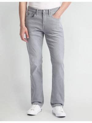 Buy U.S. POLO ASSN. Harold Slim Straight Fit Blue Jeans Online